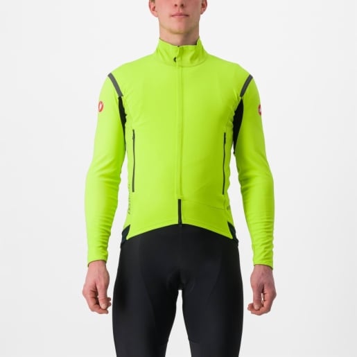 Castelli Culotte Corto con Tirantes Ciclismo Hombre - Premio Black LTD  Edition - deep green/electric lime 309