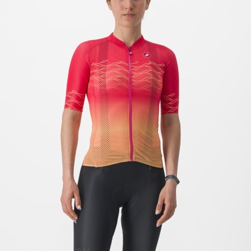 Maillot Invierno Castelli Fondo Gris-Naranja - CM5 Cinco Bike