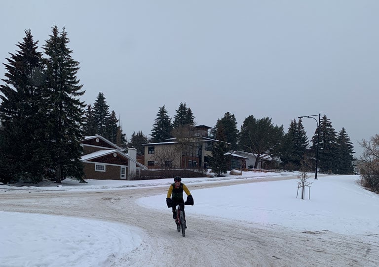 Pedalare in Alberta in inverno - Castelli Cycling